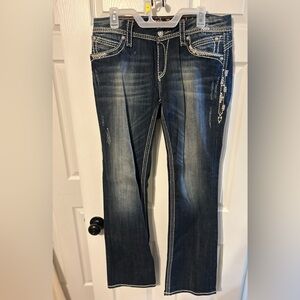 Rock Revival Dark Blue Boot Cut Jeans